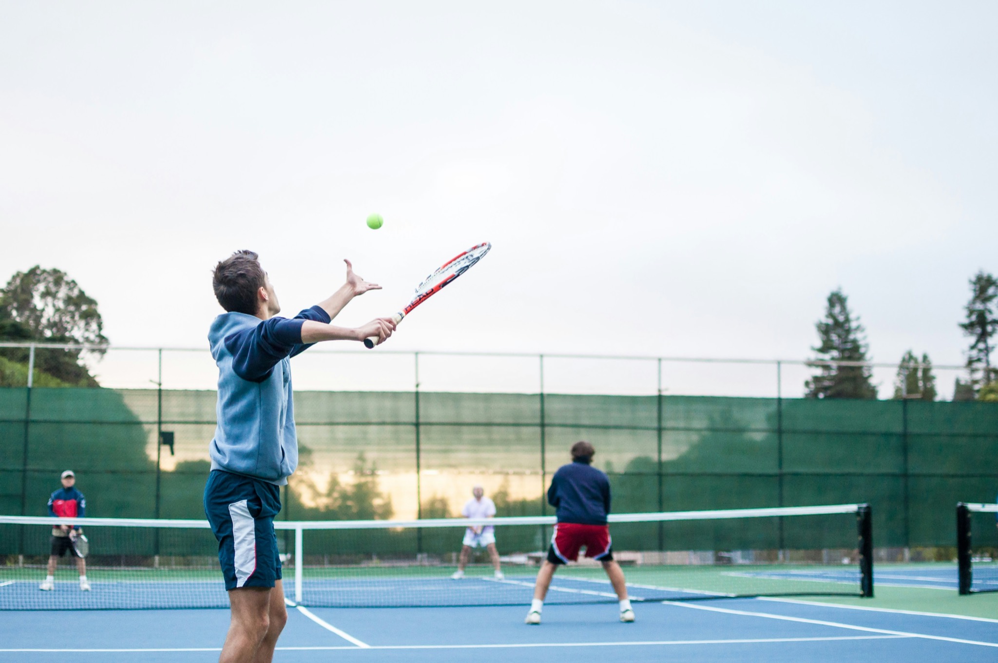 How to run a tennis doubles mixer